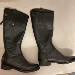 Matisse York High knee Black Leather Boots Size 7.5
